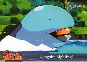 2001 Topps Pokemon Johto (UK) #SNAP20 Quagsire Sighting! Front